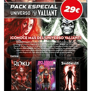 UNIVERSO VALIANT PACK ESPECIAL -CONTIENE: SHADOWMAN, ROKU, PSI-LORS