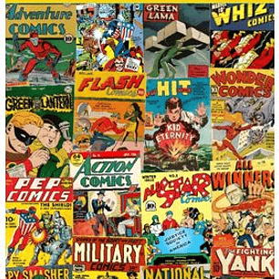 LOS PRIMEROS SUPERHEROES.