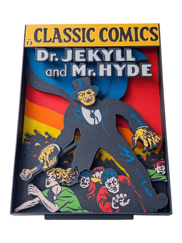PORTADA CÓMIC 3D DOCTOR JEKYLL & MR HYDE 1