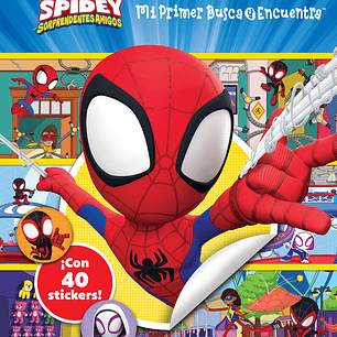 BUSCA Y ENCUENTRA CON PEGATINAS MARVEL SPIDEY