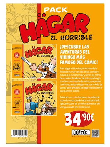 PACK HAGAR EL HORRIBLE 1 Y 2 (CONTIENE 1973-1974 Y 1974-1975) 1