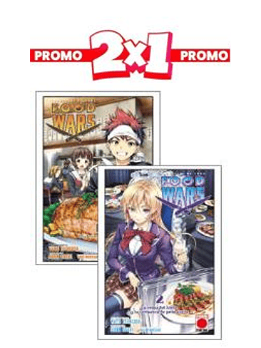 FOOD WARS 2X1 (N.01 Y N.02) 1