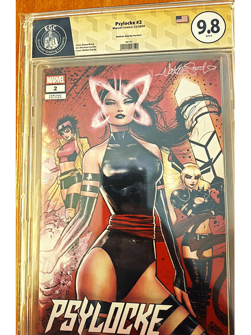 PSYLOCKE #2 firmado por Nathan Szerdy 1