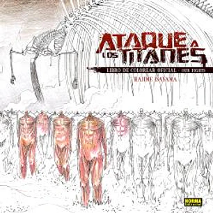 ATAQUE A LOS TITANES. LIBRO DE COLOREAR OFICIAL 01