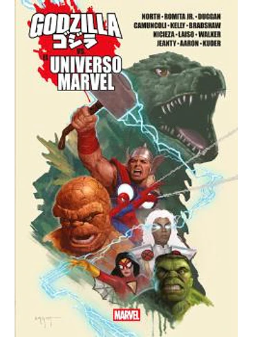 GODZILLA VS EL UNIVERSO MARVEL 1