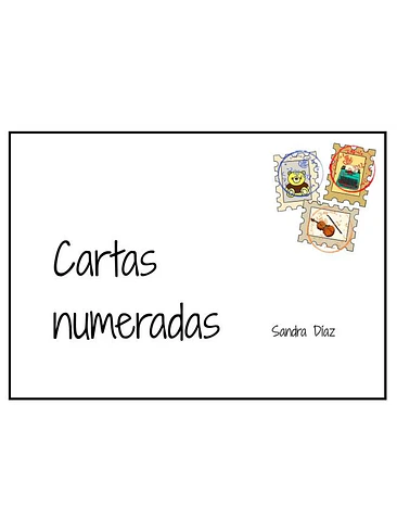 CARTAS NUMERADAS 1