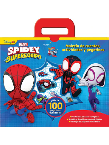 SPIDEY Y SU SUPEREQUIPO MALETIN DE CUENTOS ACTIVIDADES Y PEG 1