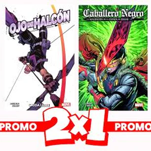 PACK 2X1 OJO DE HALCON: CAIDA LIBRE Y CABALLERO NEGRO. LA MALDICION DE LA ESPADA DE EBANO
