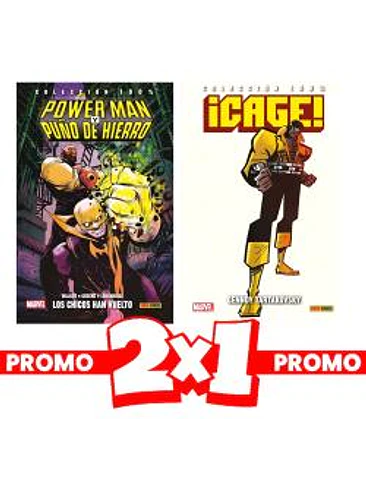 PACK CAGE 2X1 ¡CAGE! DE GENNDY TARTAKOVSKY Y POWER MAN Y PUÑO DE HIERRO 01. LOS CHICOS HAN VUELTO A 1