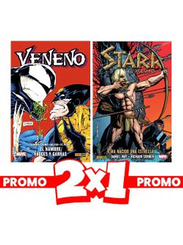 MARVEL HC 2X1 VENENO. EL HAMBRE/ FAUCES Y GARRAS Y STARR EL ASESINO 1