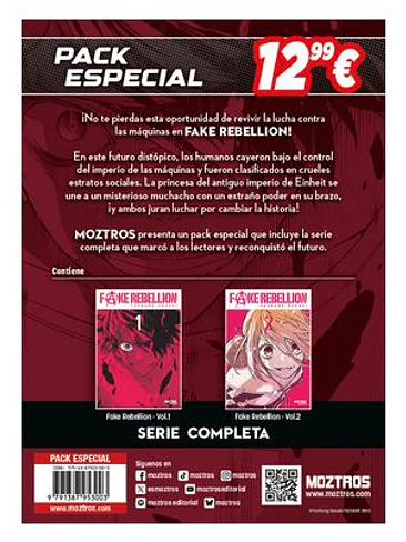 FAKE REBELLION PACK ESPECIAL DE 2 TOMOS 1
