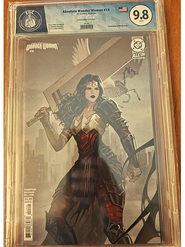 ABSOLUTE WONDER WOMAN #15 - Firmado Leslie Leirix 1