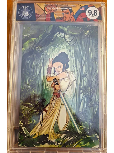 Star Wars Adventures #32 firmado por Peach Momoko 1