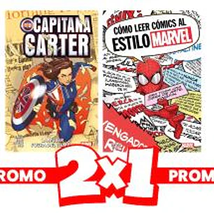 2X1 CAPITANA CARTER: LA MUJER FUERA DEL TIEMPO + CÓMO LEER CÓMICS AL ESTILO MARVEL