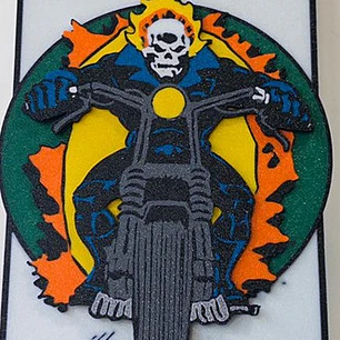 3D CORNER BOX 3D GHOST RIDER