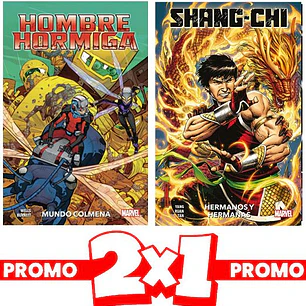 2X1 :HOMBRE HORMIGA. MUNDO COLMENA + SHANG-CHI 01