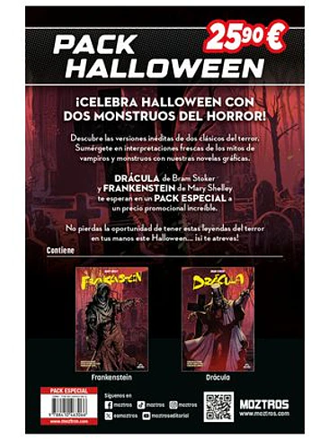 PACK HALLOWEEN DRACULA & FRANKENSTEIN 1