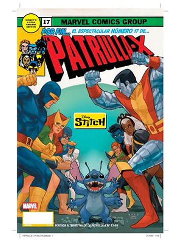 PATRULLA-X (PORTADA ALTERNATIVA DISNEY SITCH) 17 1