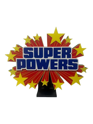 3D LOGO 3D SUPER POWERS 1