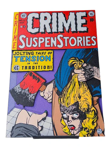 PORTADA CÓMIC 3D CRIME SUSPENSE STORIES #22 1