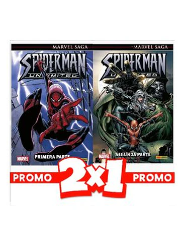 MARVEL SAGA SPIDERMAN UNLIMITED 2X1 Nº1 Y Nº2 1