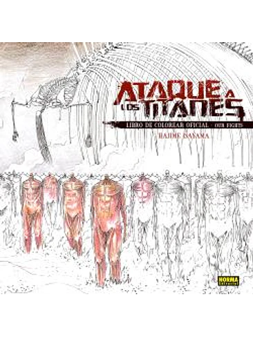 ATAQUE A LOS TITANES. LIBRO DE COLOREAR OFICIAL 01 1