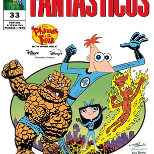 LOS 4 FANTASTICOS 08 ( PORTADA DISNEY FANTASTIC FOUR 11 )