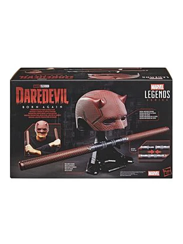 DAREDEVIL MÁSCARA & BASTÓN PREMIUM RÉPLICA 1:1 DAREDEVIL: BORN AGAIN MARVEL LEGENDS SERIES 1
