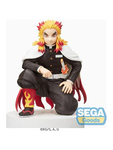 KYOJURO RENGOKU HASHIRA MEETING VERSION PERCHING FIGURA 12 CM DEMON SLAYER: KIMETSU NO YAI 1