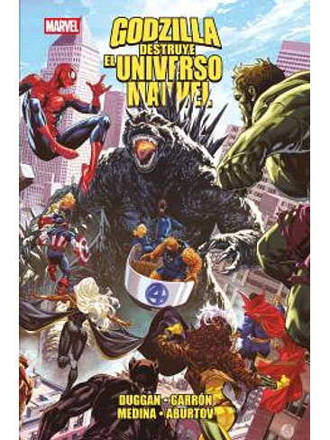 GODZILLA DESTRUYE EL UNIVERSO MARVEL 1