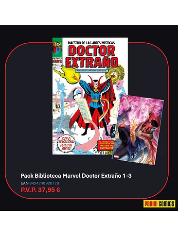 BIBLIOTECA MARVEL PACK DOCTOR EXTRAÑO (01-03) 1