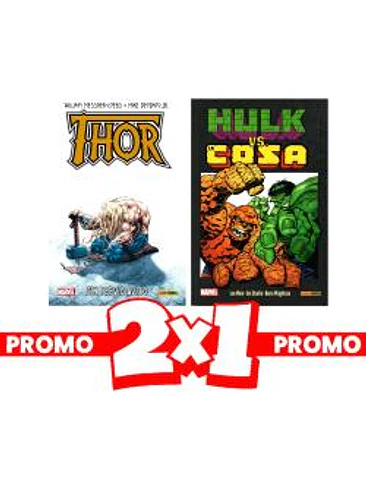 2X1 HULK VS. LA COSA. GRANDES TORTAS + THOR: SIN PREVIO AVISO 1