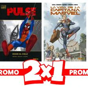 2X1 MD.THE PULSE 01 + LA VIDA DE LA CAPITANA MARVEL