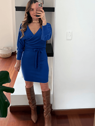 Vestido Clau Azul