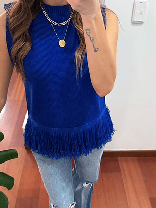 Chaleco Aurora Azul Rey