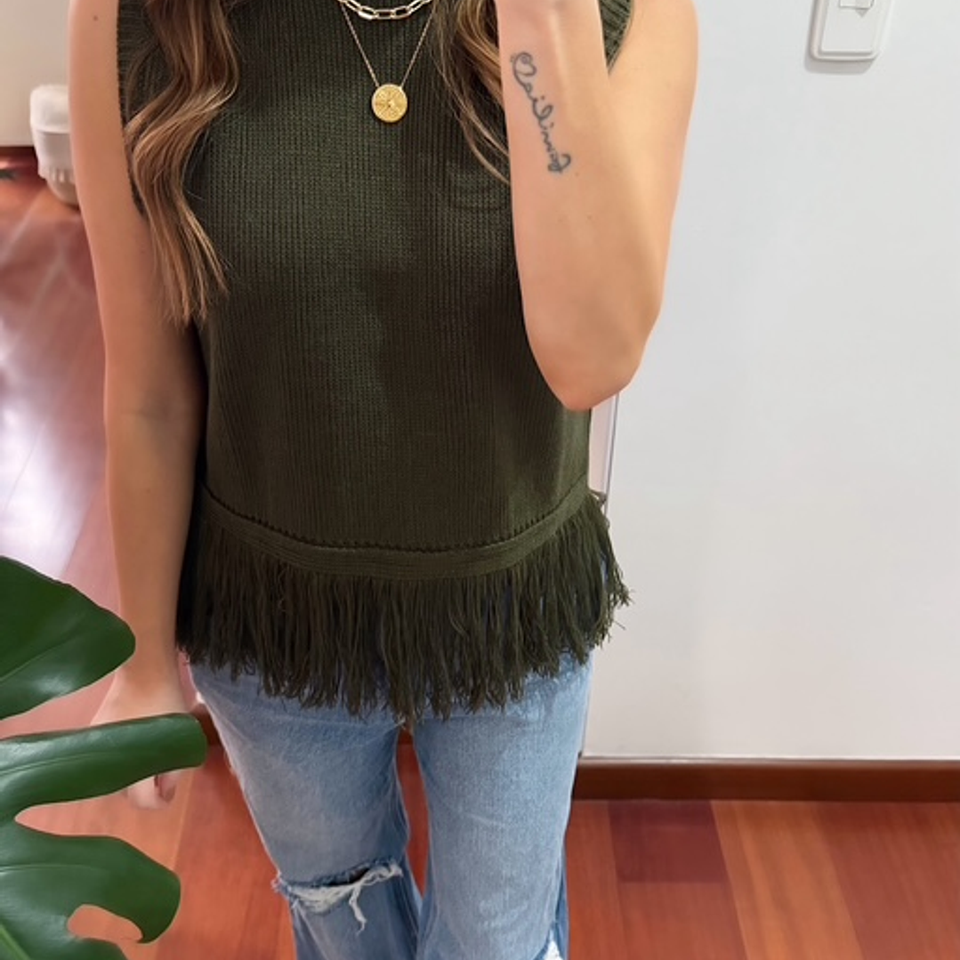 Chaleco Aurora Verde Militar 1