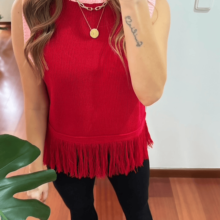 Chaleco Aurora Rojo-Rosa 2