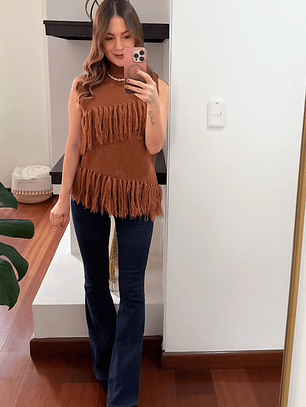 Chaleco Rocío Terracota