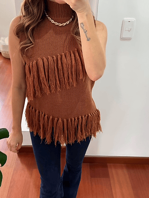 Chaleco Rocío Terracota