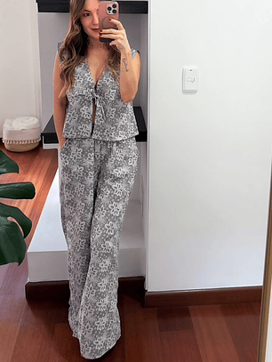 Pantalón Sara Gris Oscuro