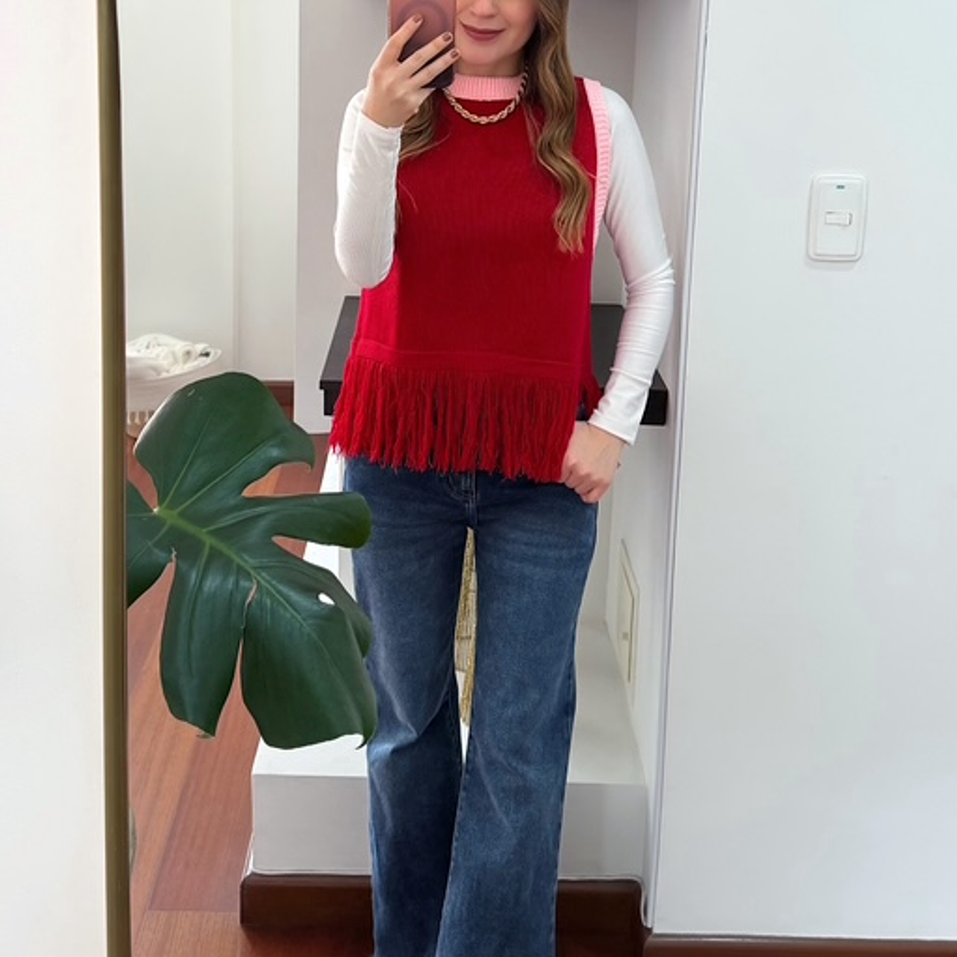 Chaleco Aurora Rojo-Rosa 1