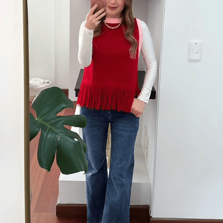 Chaleco Aurora Rojo-Rosa 1