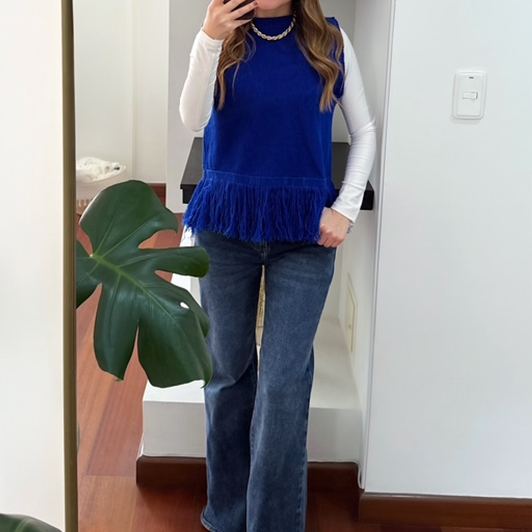 Chaleco Aurora Azul Rey 1