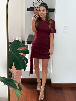 Vestido Cata Vinotinto