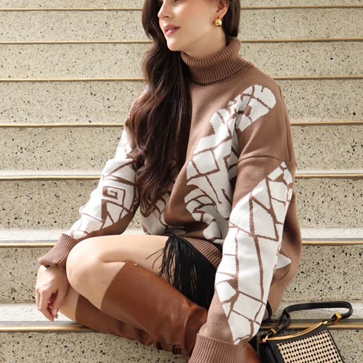 Vestido Fluir Camel 1