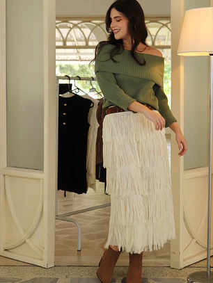 Falda Prestigio Blanco