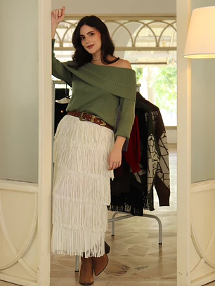 Falda Prestigio Blanco