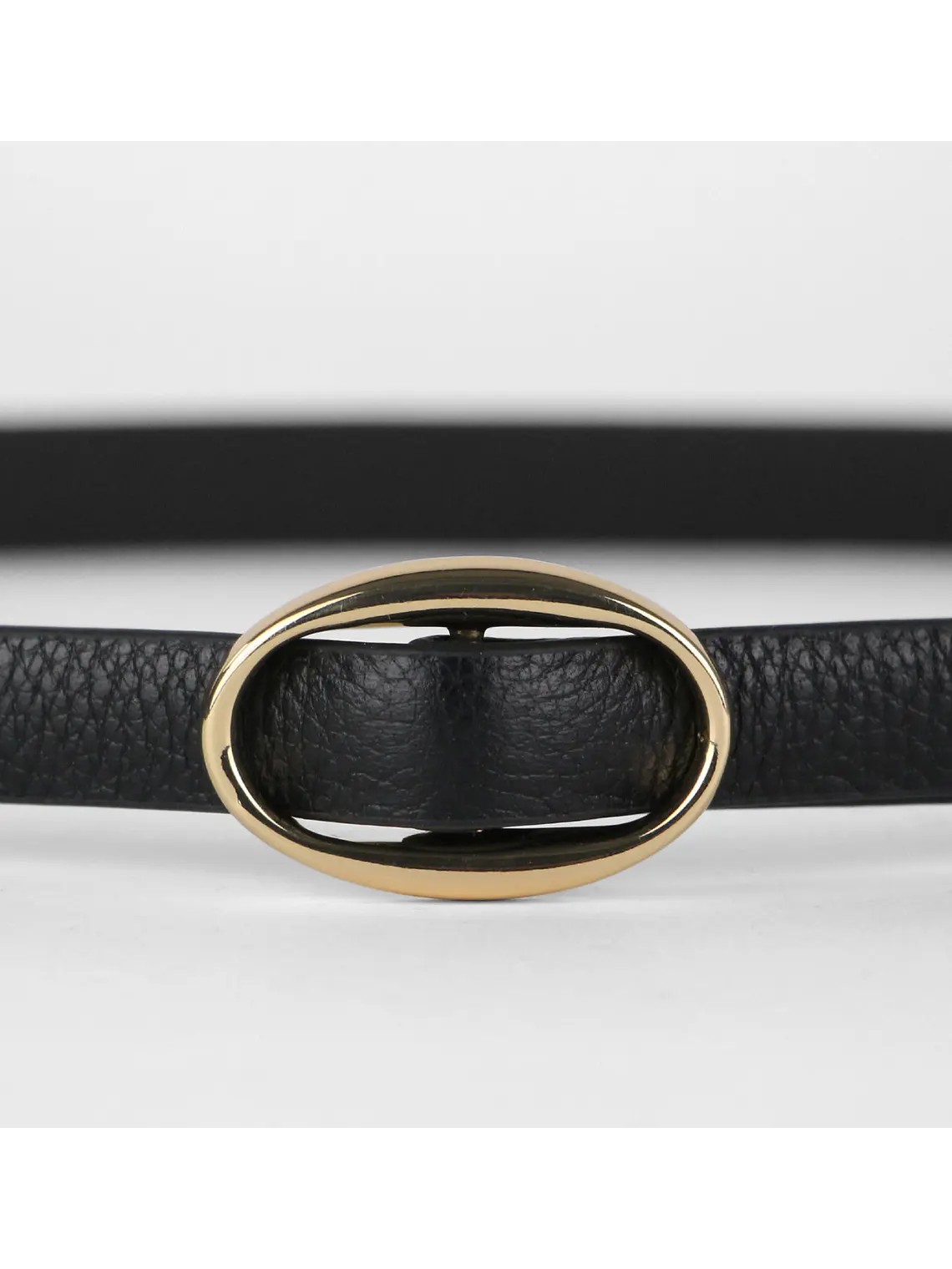 CINTURÓN OVAL - NEGRO Prestige 2