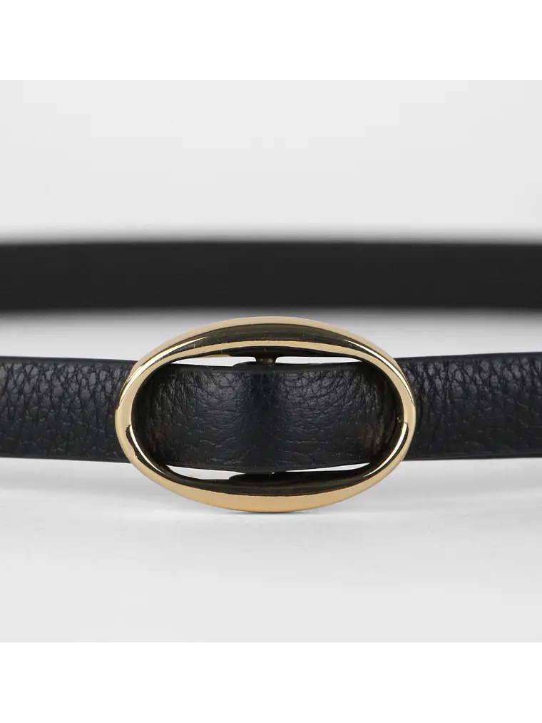 CINTURÓN OVAL - NEGRO Prestige 2