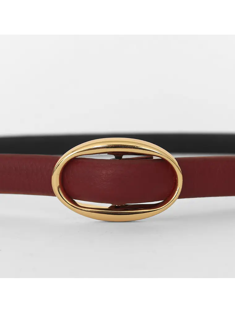 Pure CINTURÓN OVAL - ROJO 2